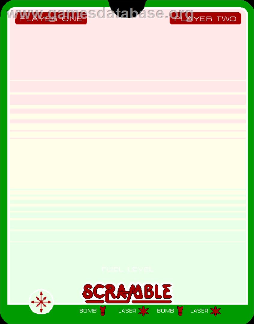 Scramble - GCE Vectrex - Artwork - Overlay