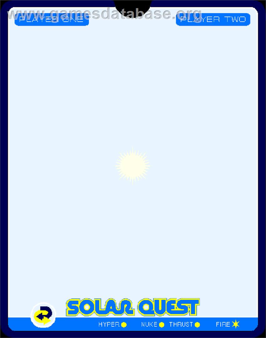 Solar Quest - GCE Vectrex - Artwork - Overlay