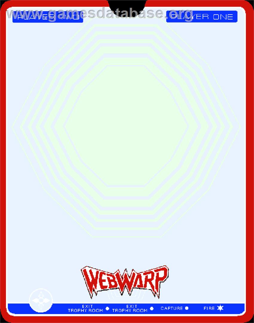 Web Warp - GCE Vectrex - Artwork - Overlay