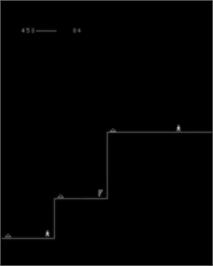 In game image of Gravitrex on the GCE Vectrex.