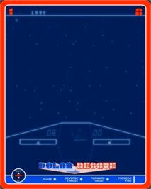 In game image of Polar Rescue on the GCE Vectrex.