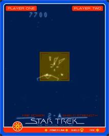 In game image of Star Trek - The Motion Picture on the GCE Vectrex.