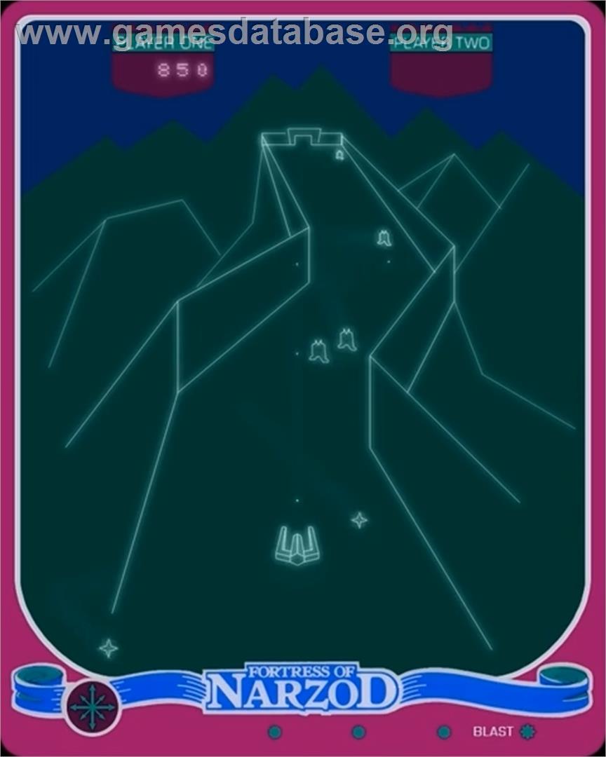 Fortress of Narzod - GCE Vectrex - Artwork - In Game