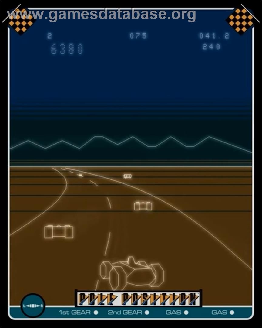 Pole Position - GCE Vectrex - Artwork - In Game