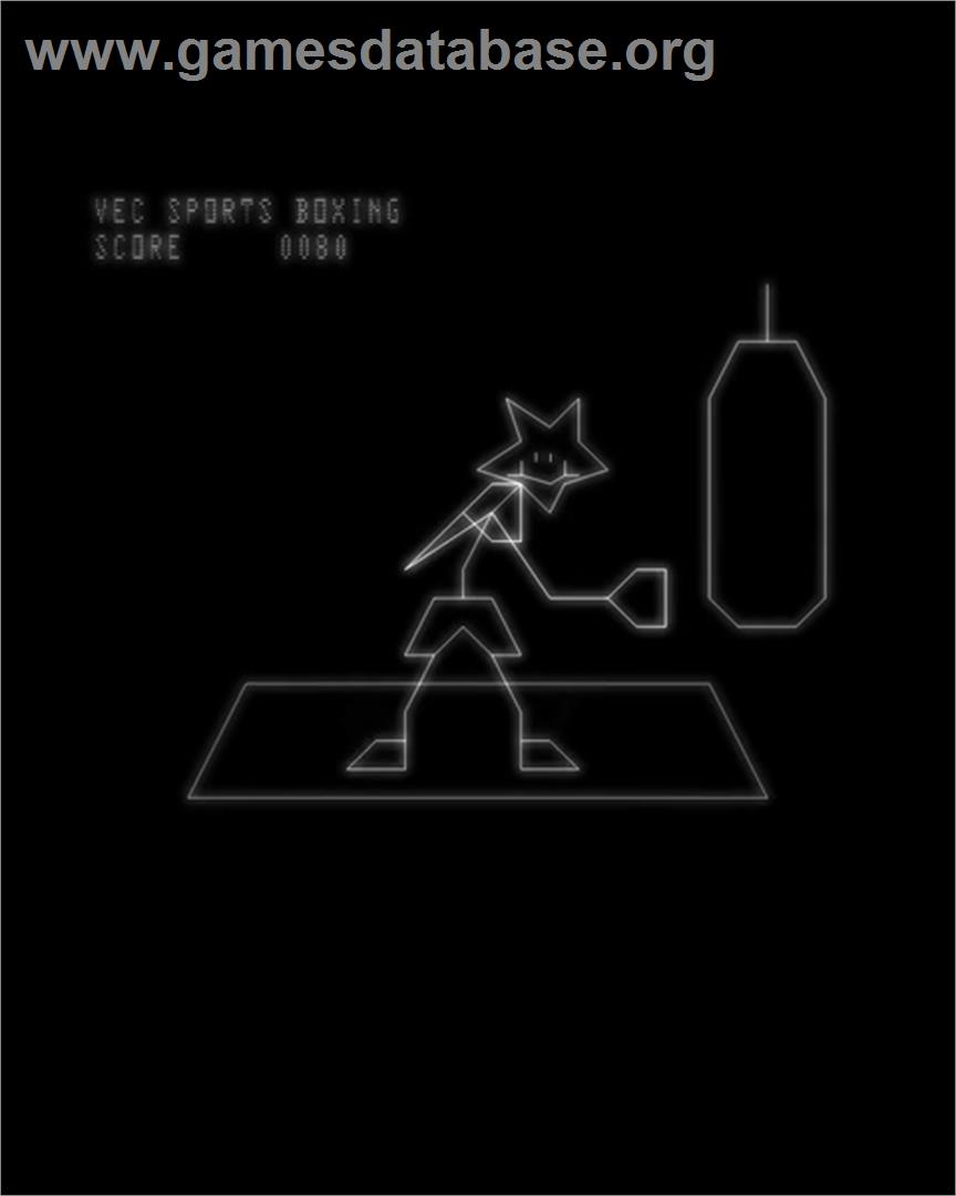 Vec Sports Boxing - GCE Vectrex - Artwork - In Game