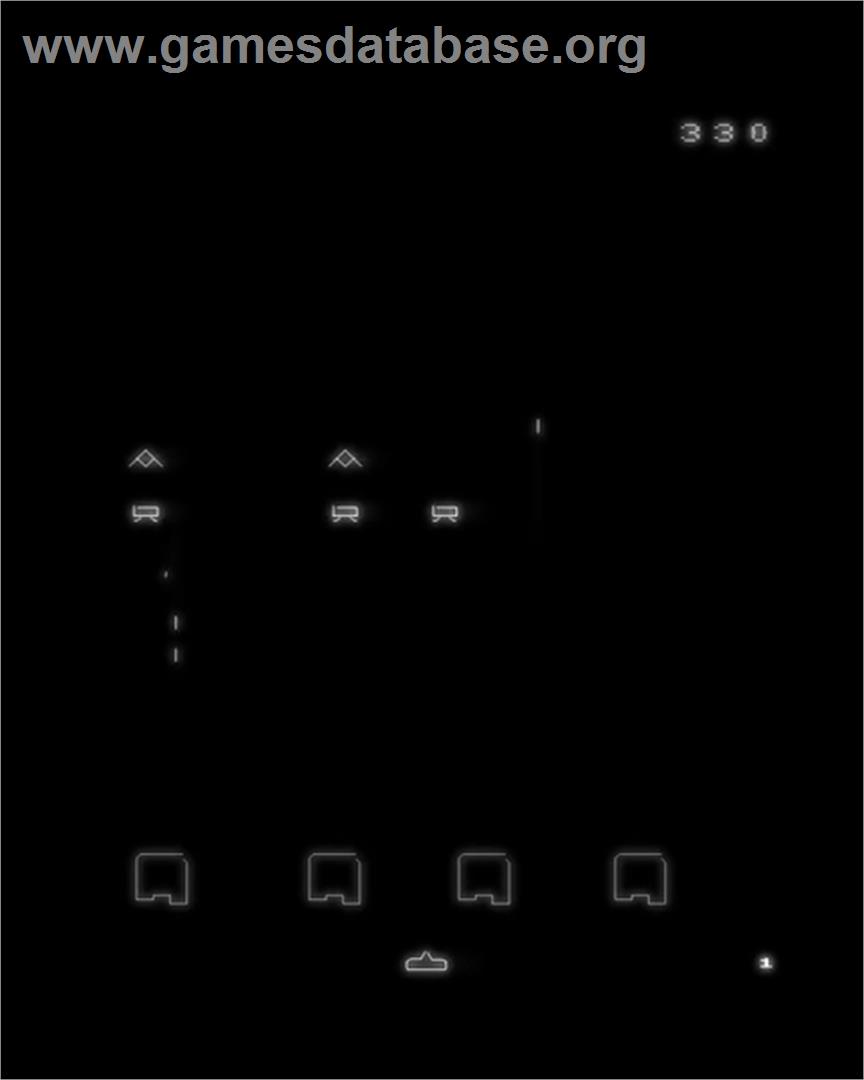 Vector Vaders - GCE Vectrex - Artwork - In Game