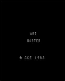Title screen of Art Master on the GCE Vectrex.