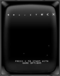 Title screen of Gravitrex By John Dondzila on the GCE Vectrex.