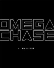 Title screen of Omega Chase on the GCE Vectrex.