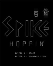 Title screen of Spike Hoppin' on the GCE Vectrex.