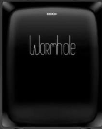 Title screen of Wormhole By John Dondzila on the GCE Vectrex.