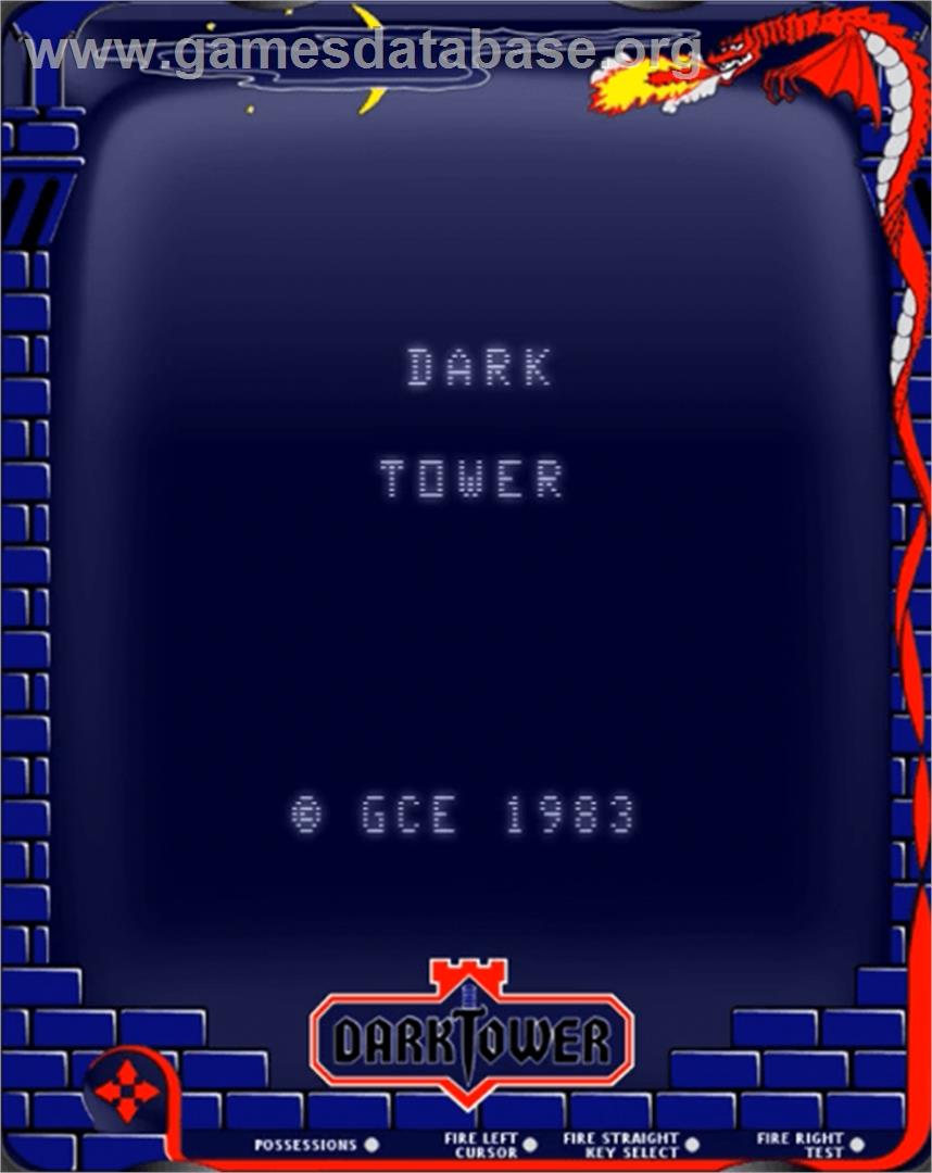 Dark Tower - GCE Vectrex - Artwork - Title Screen