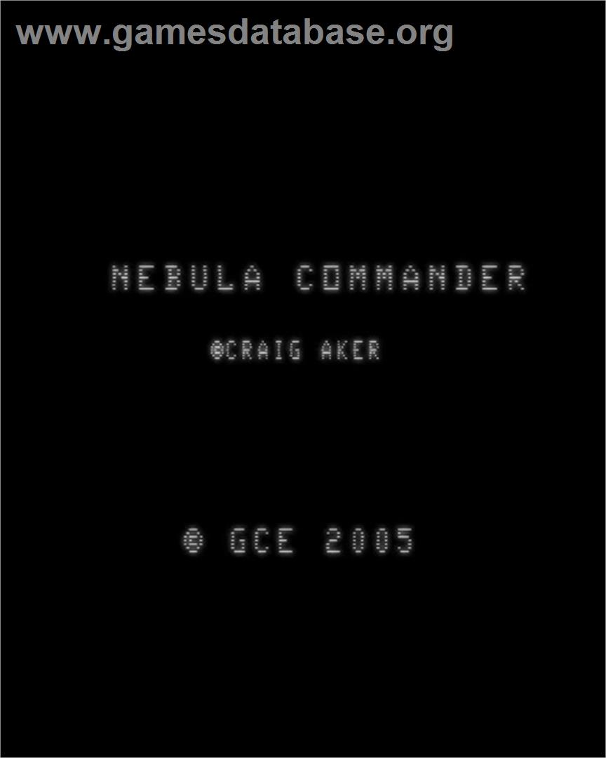 Nebula Commander - GCE Vectrex - Artwork - Title Screen