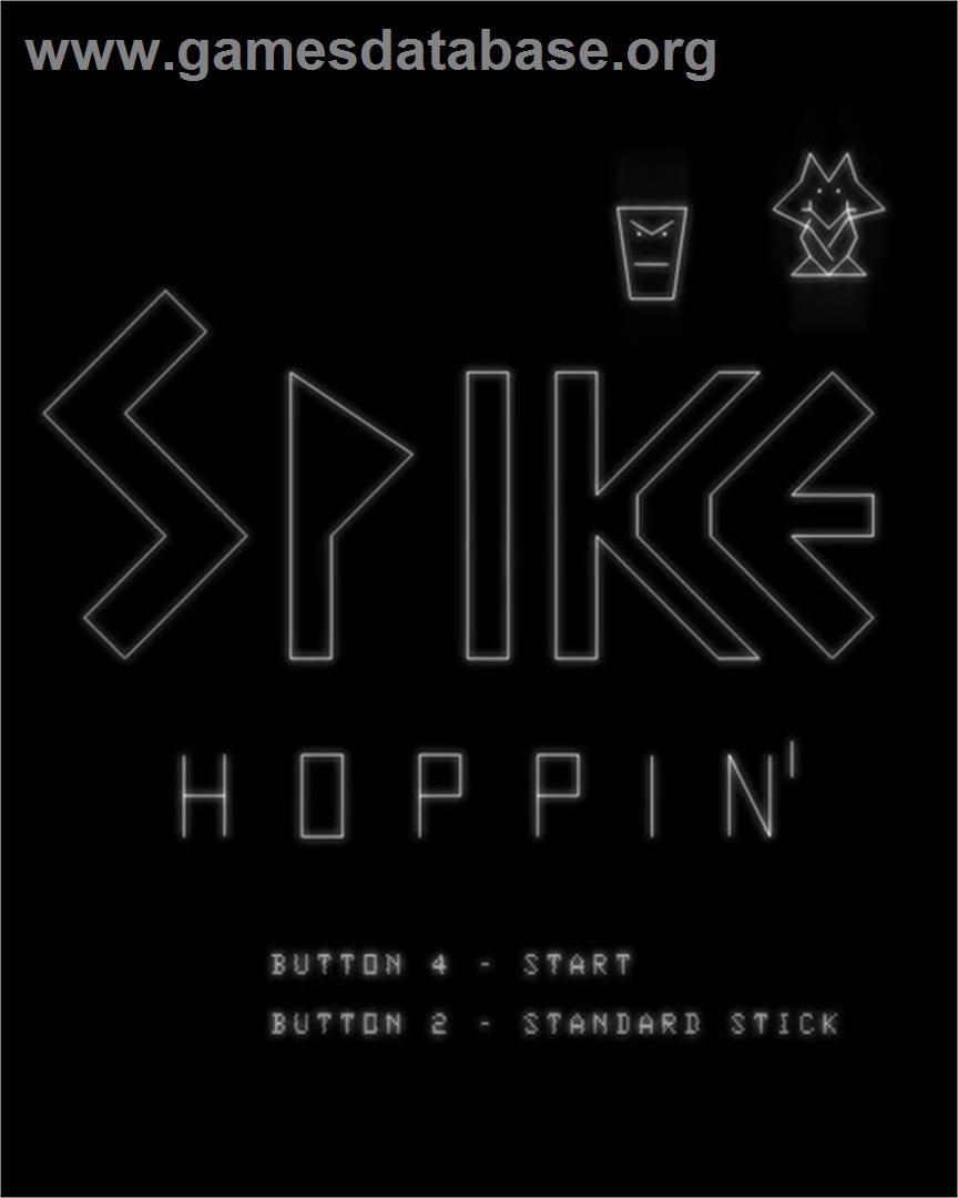 Spike Hoppin' - GCE Vectrex - Artwork - Title Screen
