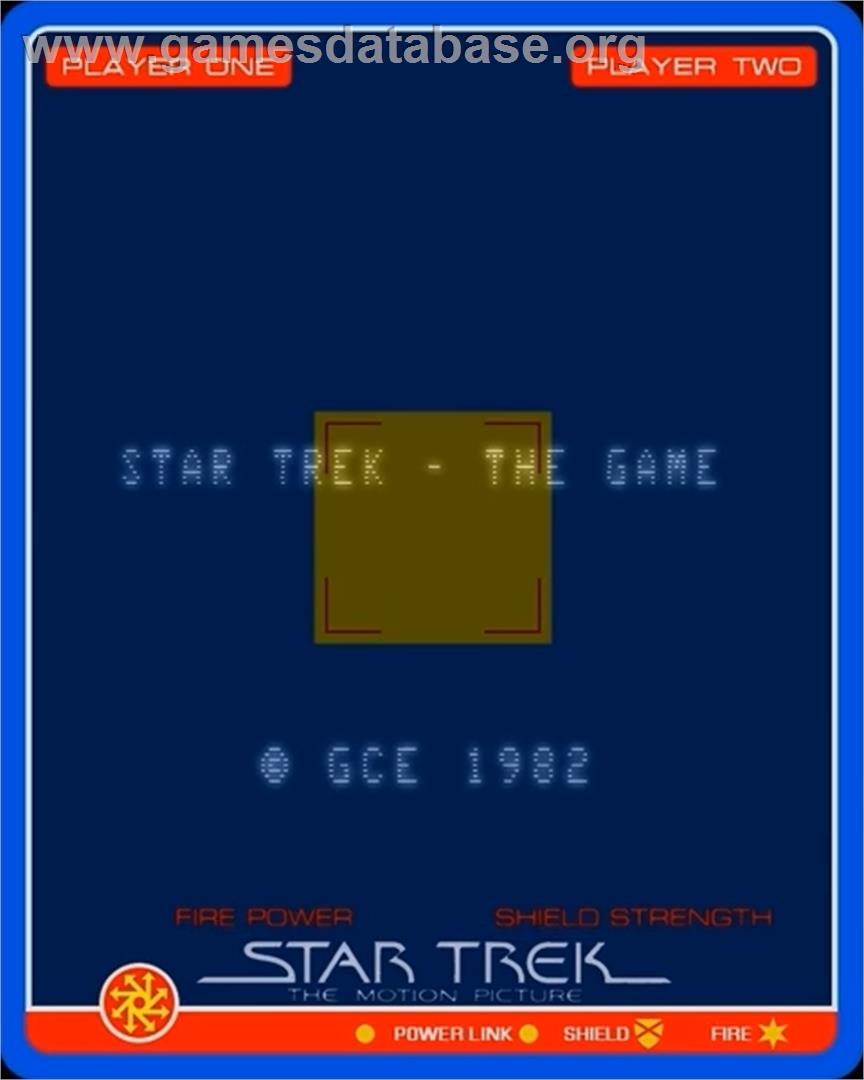 Star Trek: The Motion Picture - GCE Vectrex - Artwork - Title Screen