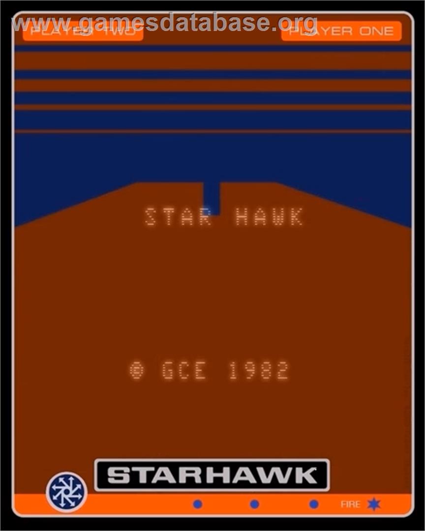 Starhawk - GCE Vectrex - Artwork - Title Screen