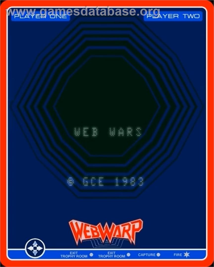 Web Wars - GCE Vectrex - Artwork - Title Screen