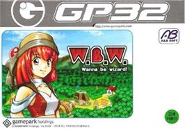 Box cover for W.B.W. - Wanna Be Wizard! on the Gamepark GP32.