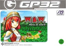 Box cover for W.b.w. - Wanna Be Wizard! on the Gamepark GP32.