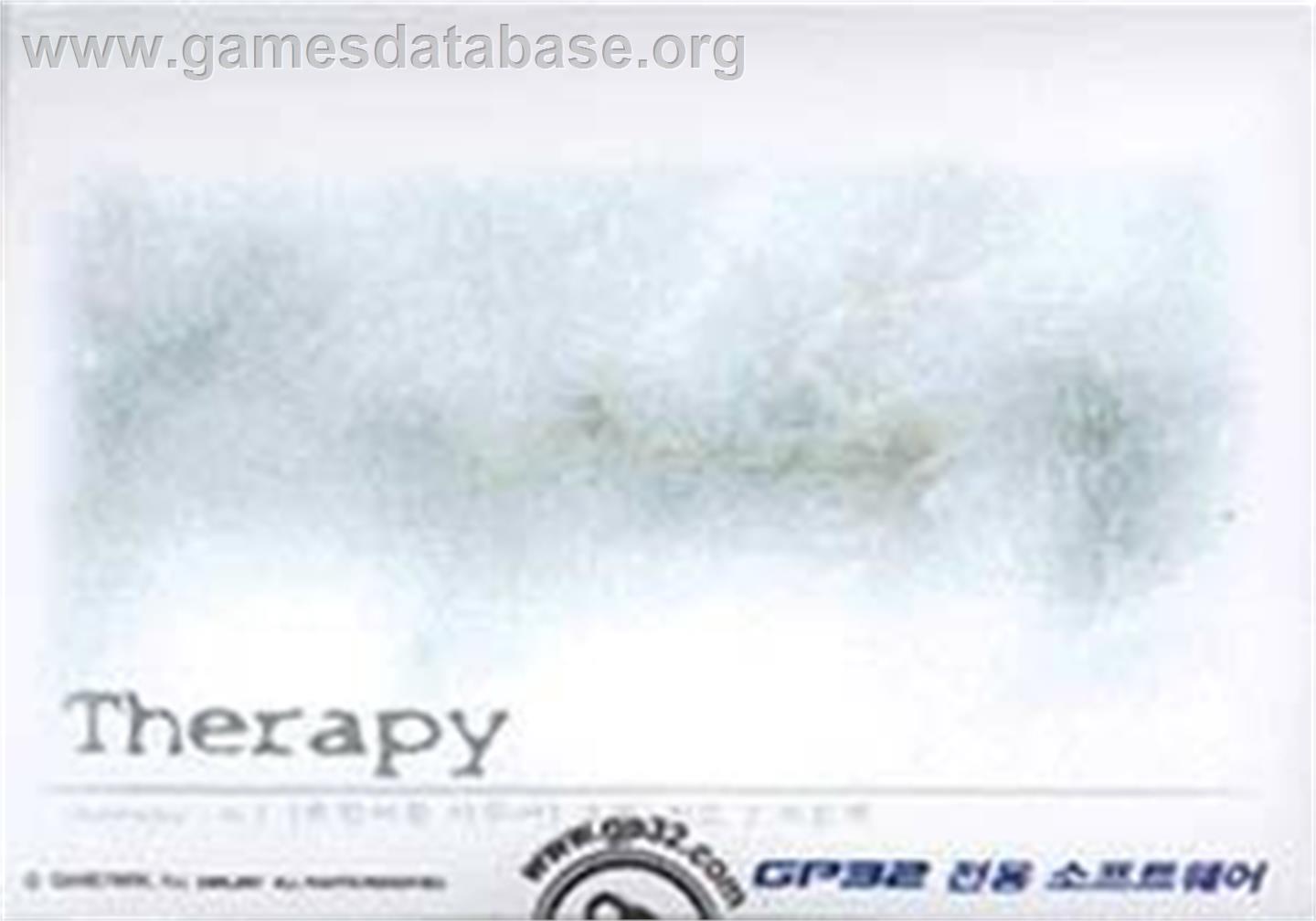Therapy - Gamepark GP32 - Artwork - Box