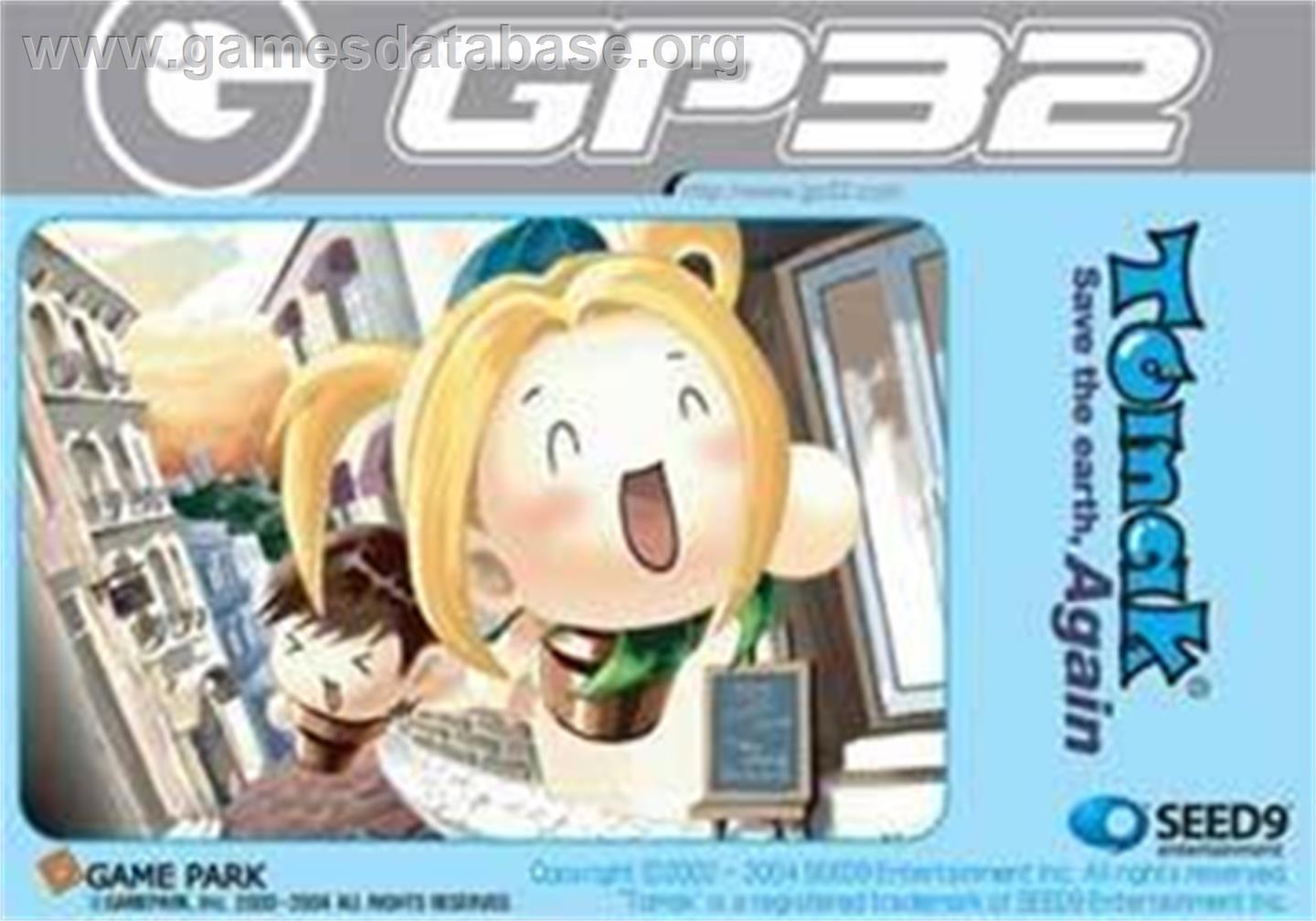 Tomak - Save the Earth, Again - Gamepark GP32 - Artwork - Box