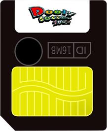 Cartridge artwork for Dooly Soccer 2002 on the Gamepark GP32.