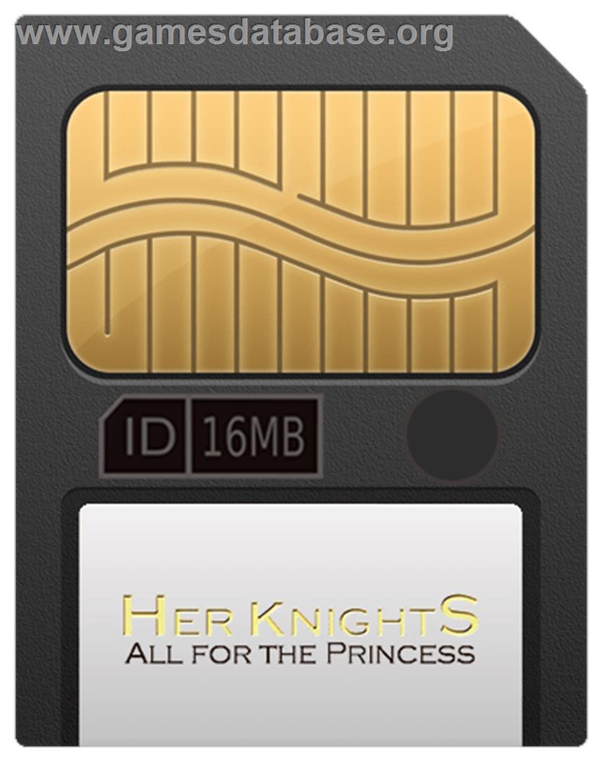 Her Knights - All For The Princess - Gamepark GP32 - Artwork - Cartridge