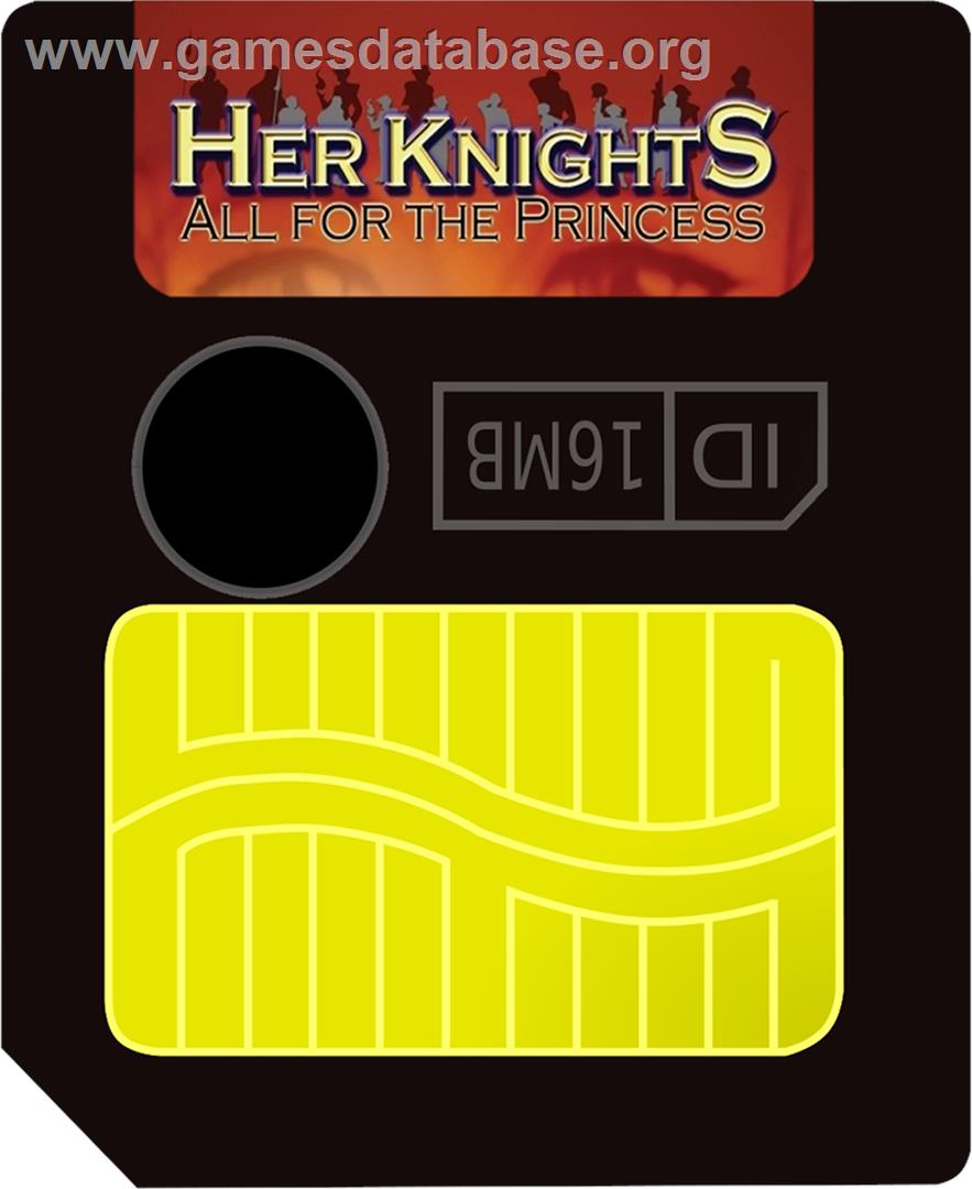Her Knights - All for the Princess - Gamepark GP32 - Artwork - Cartridge