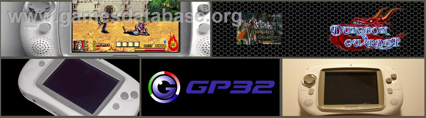 Dungeon & Guarder - Dragon Gore - Gamepark GP32 - Artwork - Marquee