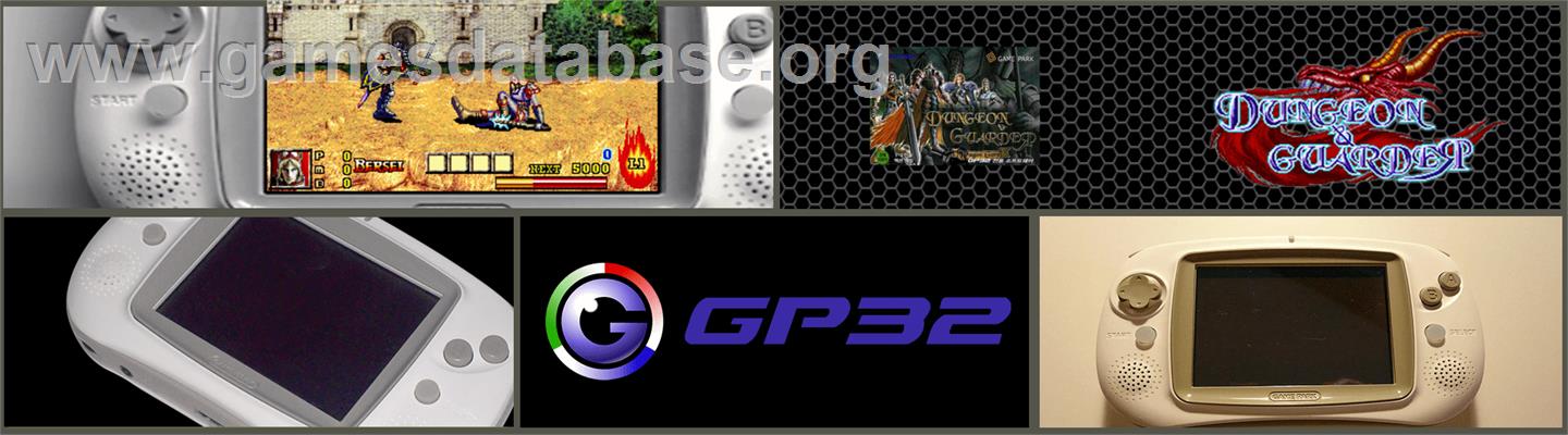 Dungeon And Guarder - Dragon Gore - Gamepark GP32 - Artwork - Marquee