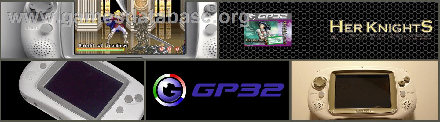 Her Knights - All For The Princess - Gamepark GP32 - Artwork - Marquee