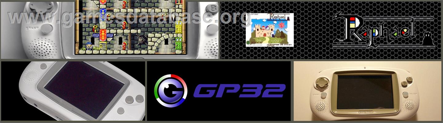 Raphael - Gamepark GP32 - Artwork - Marquee