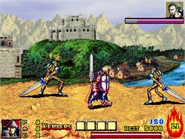 In game image of Dungeon And Guarder - Dragon Gore on the Gamepark GP32.