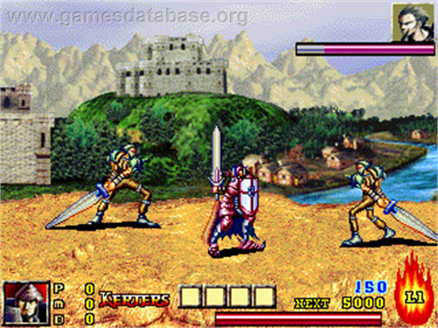 Dungeon And Guarder - Dragon Gore - Gamepark GP32 - Artwork - In Game