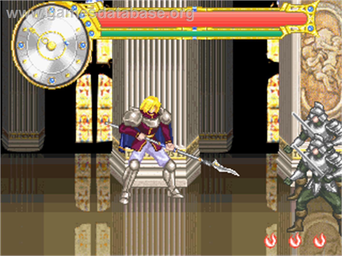 Her Knights - All For The Princess - Gamepark GP32 - Artwork - In Game