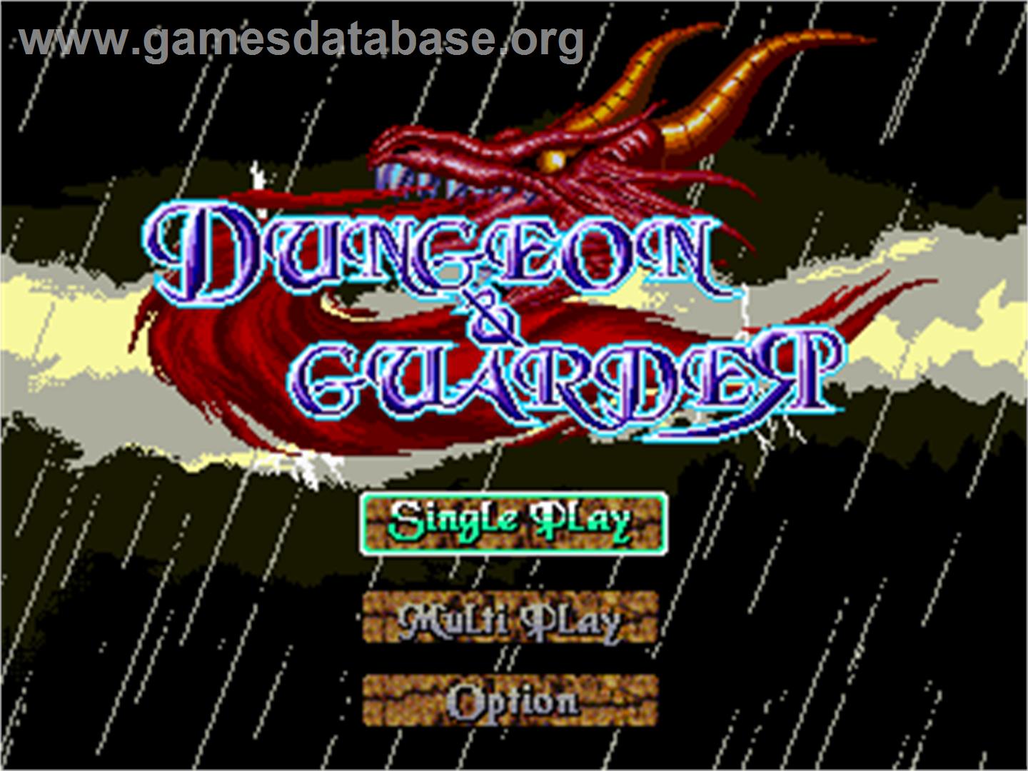 Dungeon And Guarder - Dragon Gore - Gamepark GP32 - Artwork - Title Screen