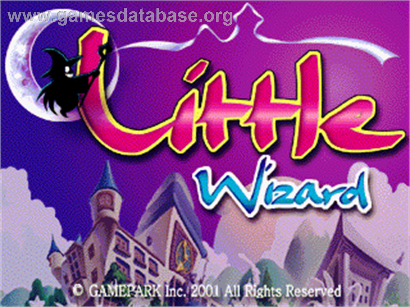Little Wizard - Gamepark GP32 - Artwork - Title Screen
