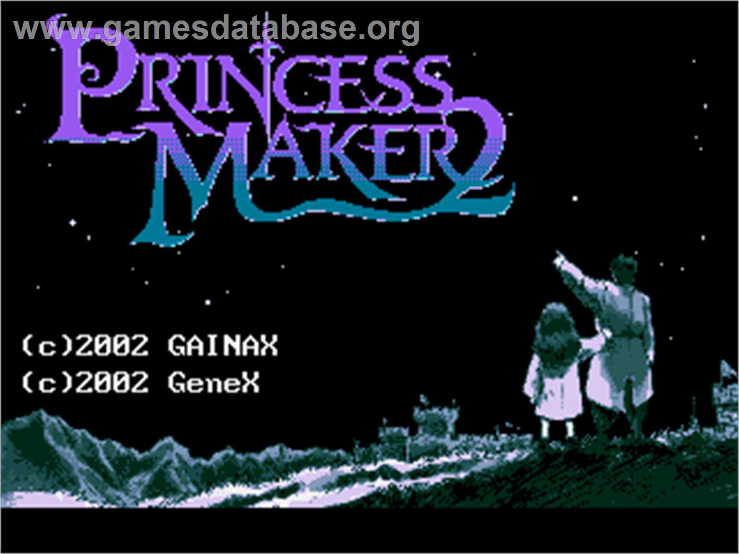 Princess Maker 2 - Gamepark GP32 - Artwork - Title Screen