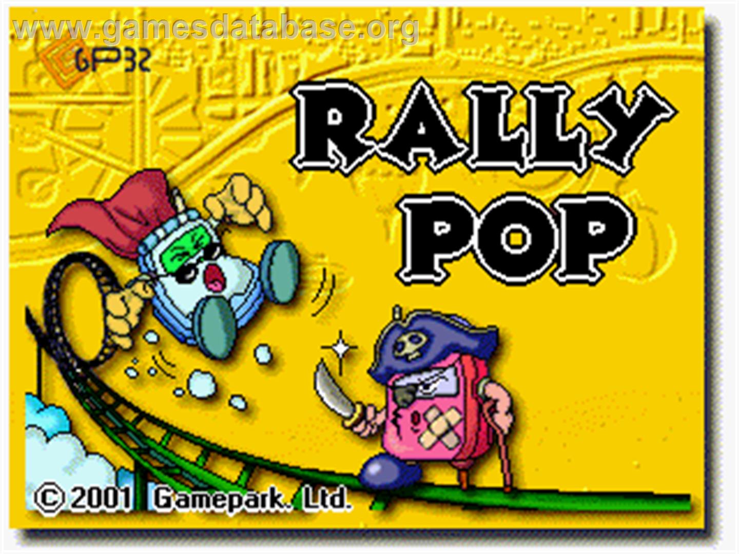 Rally Pop - Gamepark GP32 - Artwork - Title Screen