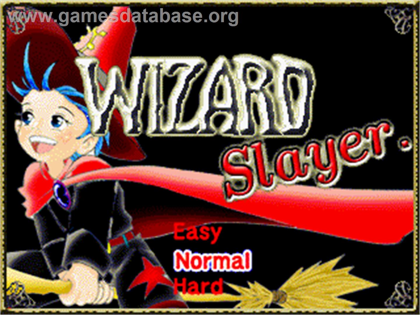 Wizard Slayer - Gamepark GP32 - Artwork - Title Screen
