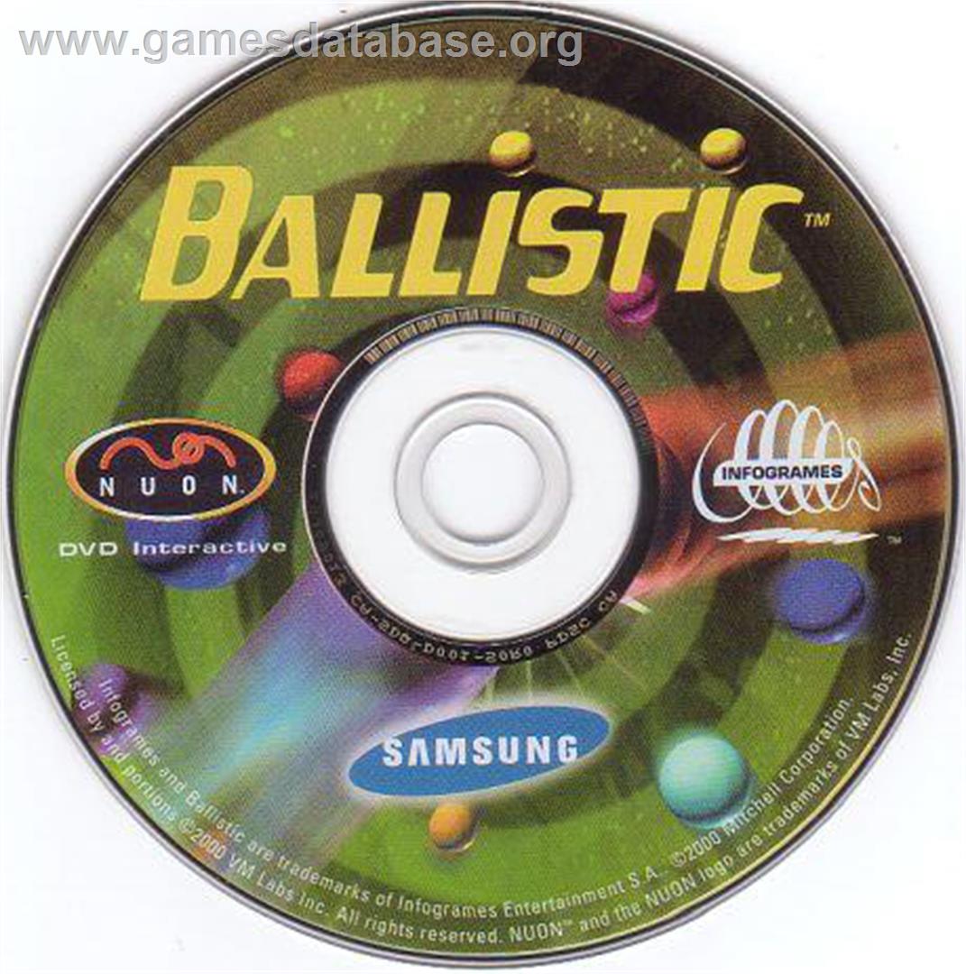 Ballistic - Genesis Microchip Nuon - Artwork - CD