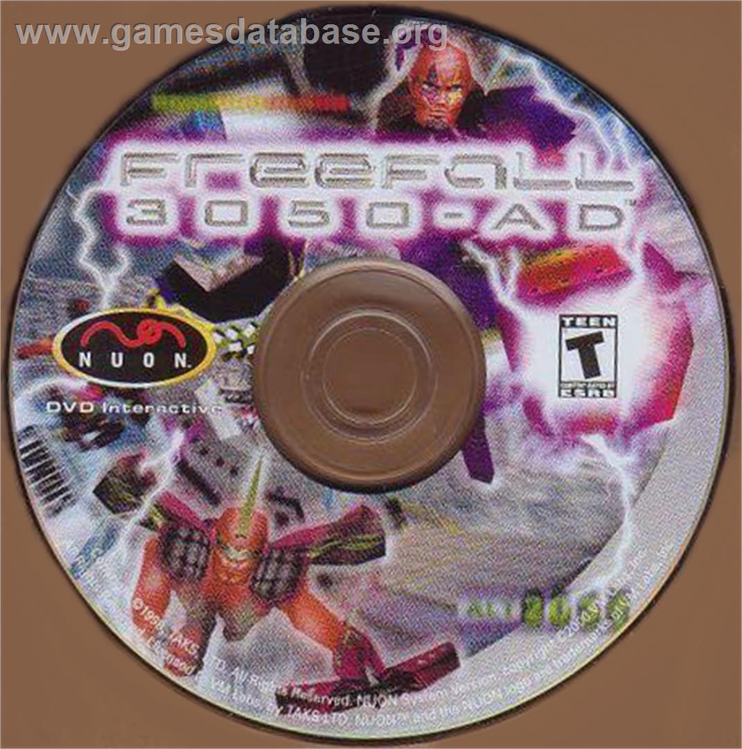 Freefall 3050 A.D. - Genesis Microchip Nuon - Artwork - CD