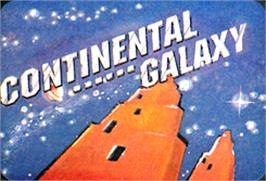 Top of cartridge artwork for Continental Galaxy 2020 on the Hartung Game Master.