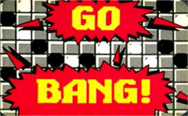 Top of cartridge artwork for Go Bang on the Hartung Game Master.