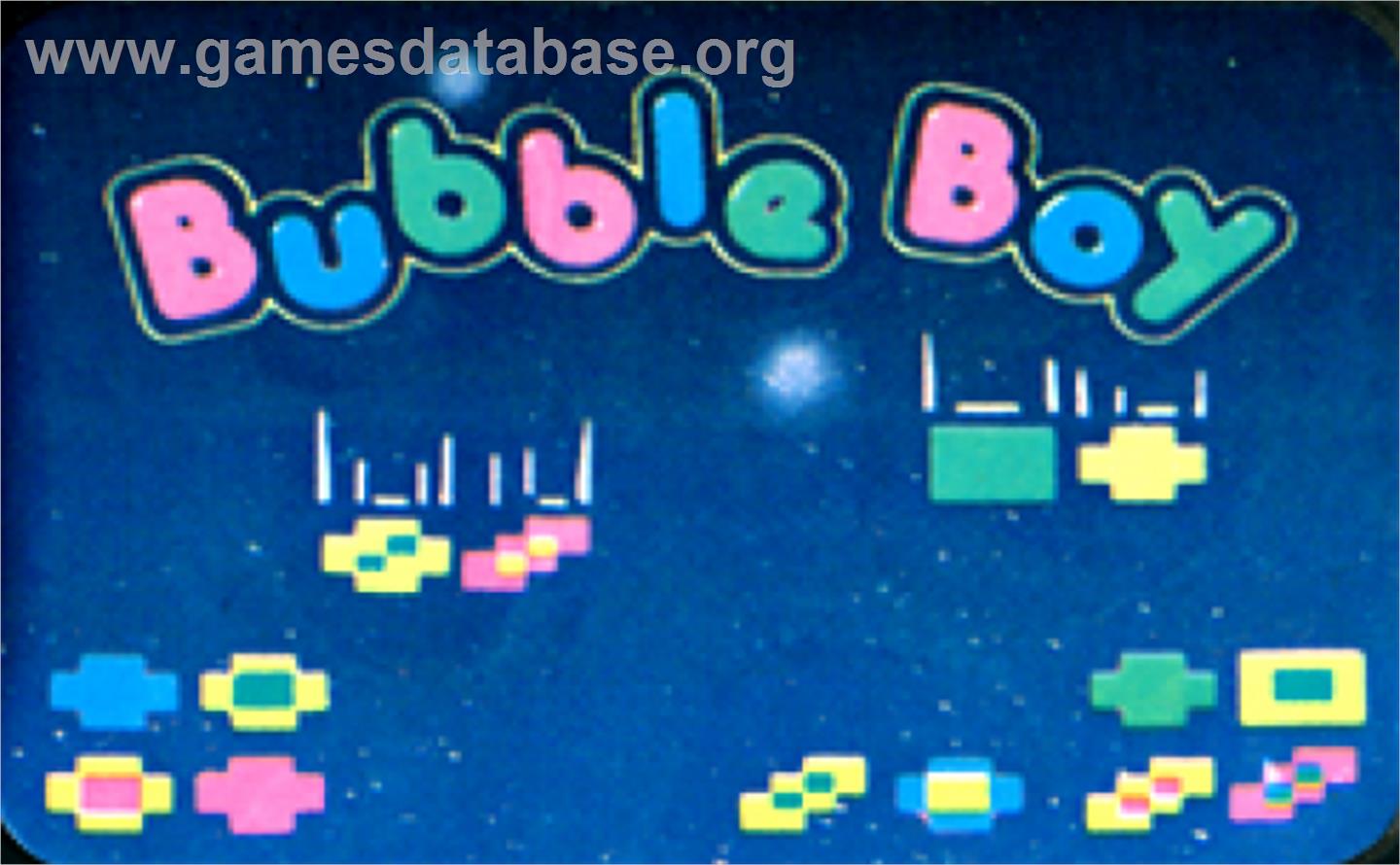 Bubble Boy - Hartung Game Master - Artwork - Cartridge Top