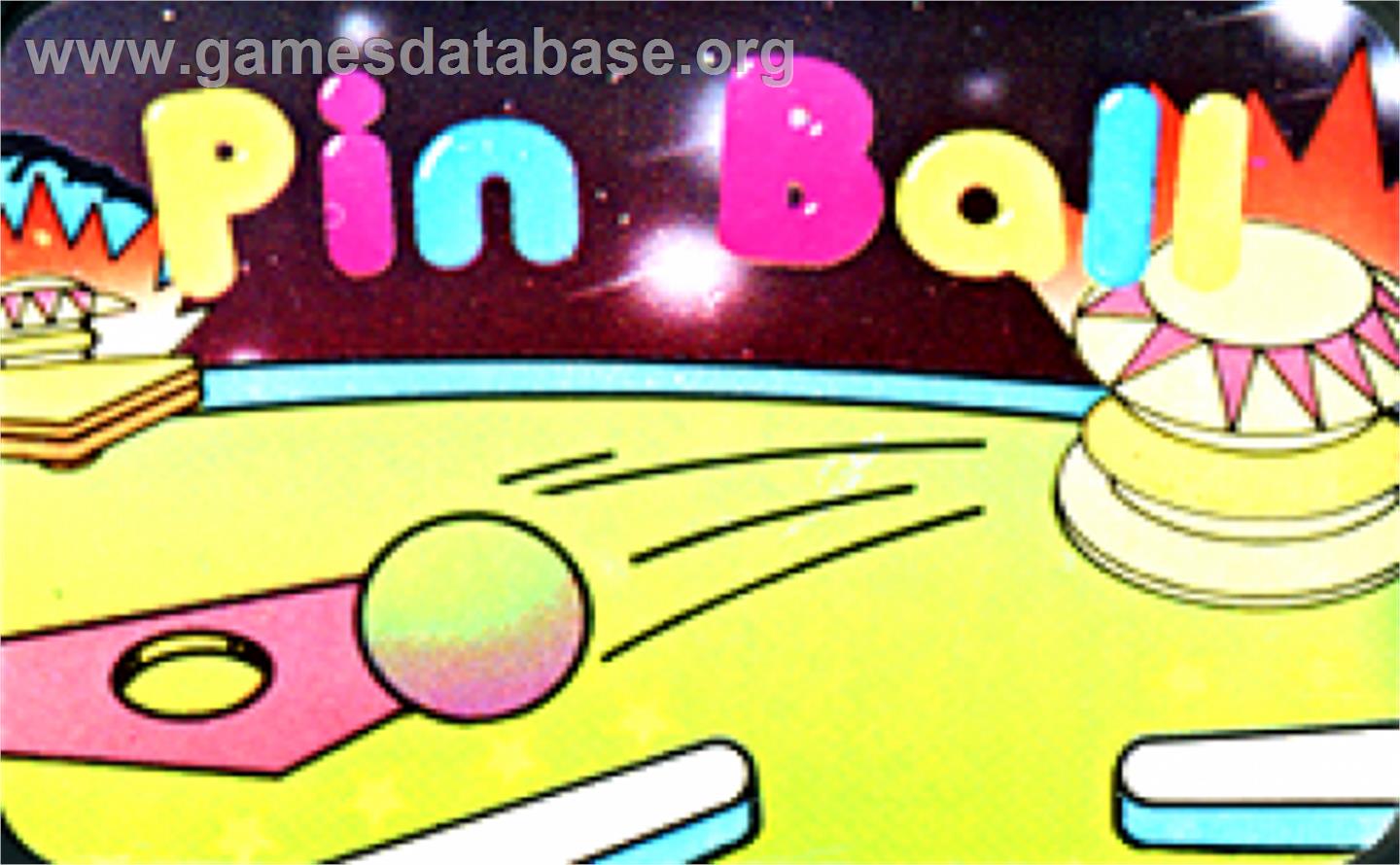 Pin Ball - Hartung Game Master - Artwork - Cartridge Top