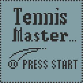 Title screen of Tennis Master on the Hartung Game Master.