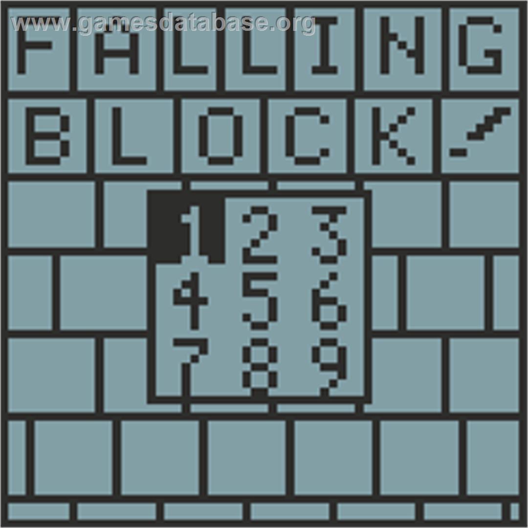 Falling Block! - Hartung Game Master - Artwork - Title Screen