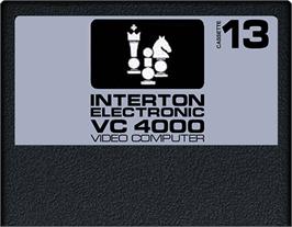 Cartridge artwork for Chess on the Interton VC 4000.