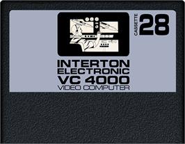 Cartridge artwork for Cockpit on the Interton VC 4000.